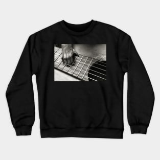 Guitarist Monkey Musician Crewneck Sweatshirt